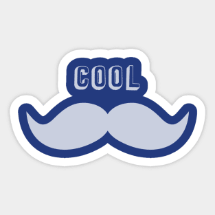 Cool Mustache Sticker